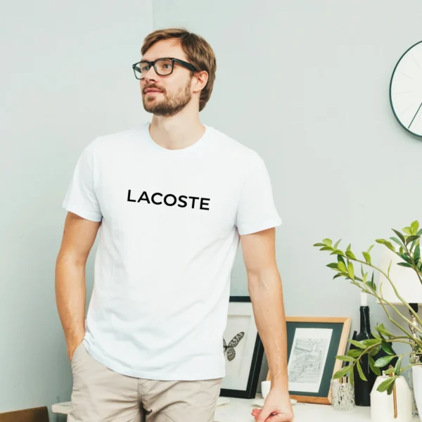 Camisa Lacoste Logo Writing - Imagem 15