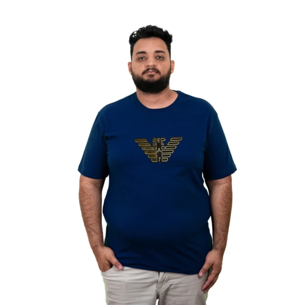 Camiseta Plus Size Emporio Armani EA7 Golden Premium - Imagem 6