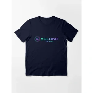 Camisa Criptomoeda Solana Est. 2020