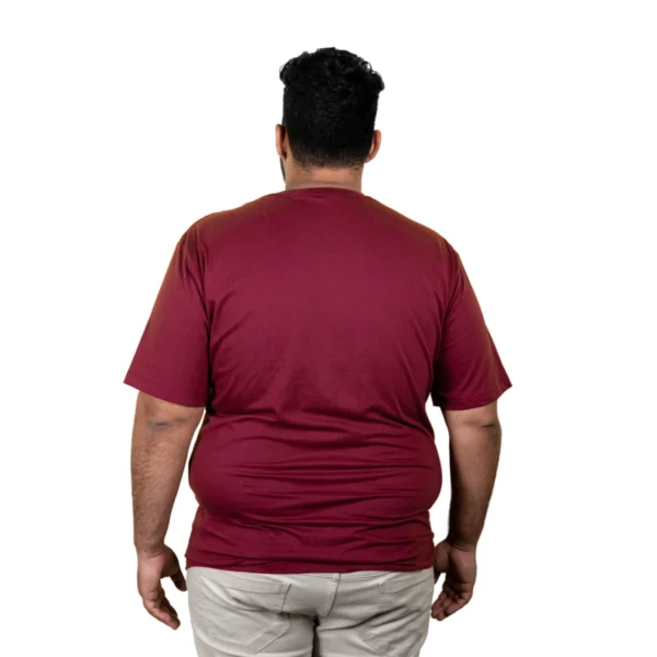 Kit 7 Camisas Plus Size Masculina Lisa Algodão Premium - Imagem 5