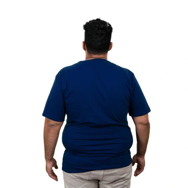Kit 7 Camisas Plus Size Masculina Lisa Algodão Premium - Imagem 9