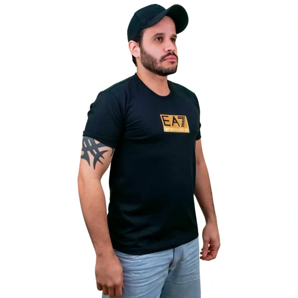 Camiseta Masculina Emporio Armani EA7 Golden Premium - Imagem 3