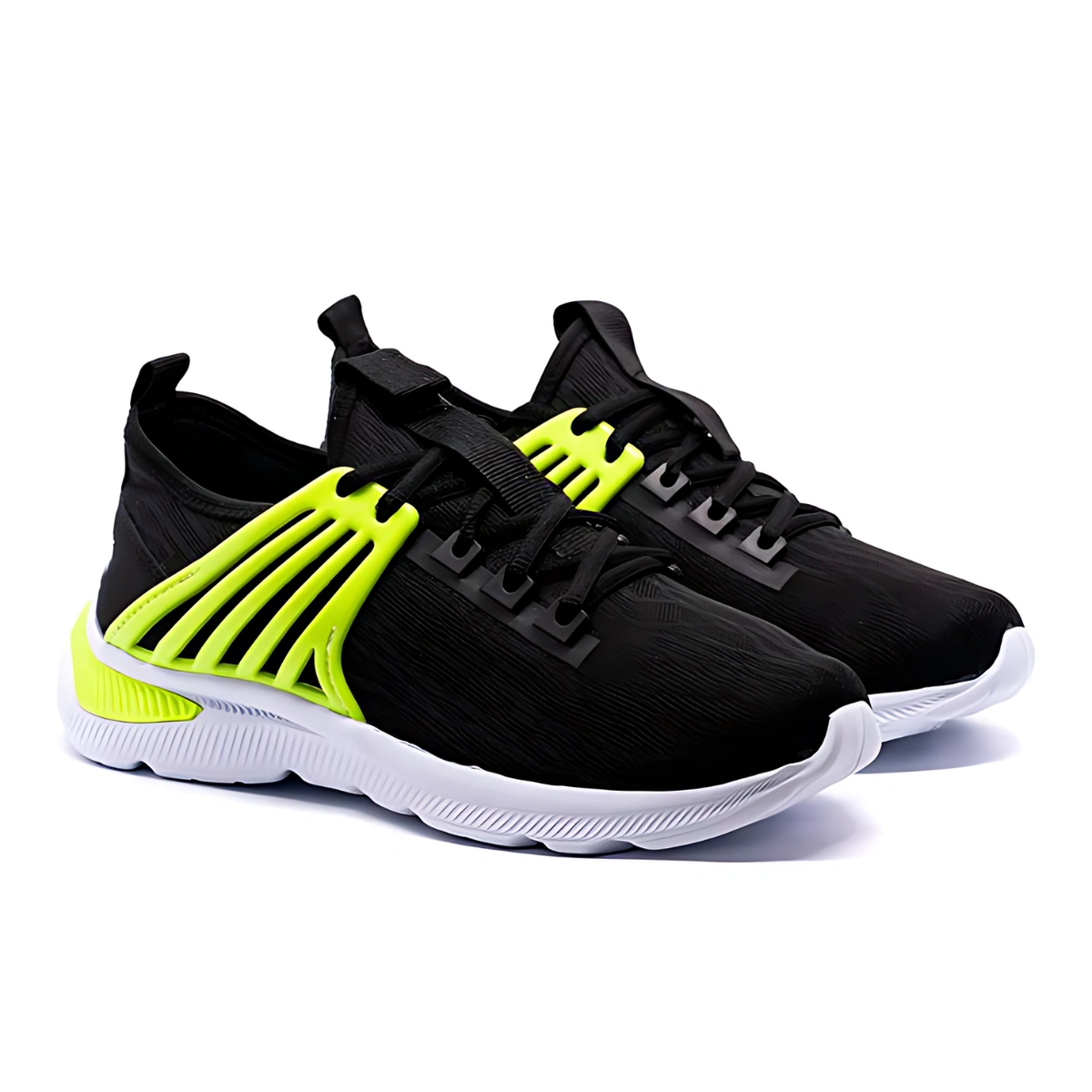 Preto e Amarelo Fluorescente