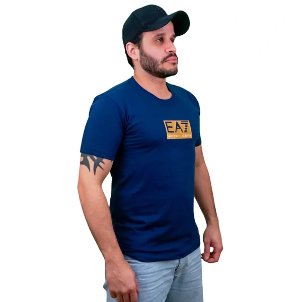 Camiseta Masculina Emporio Armani EA7 Golden Premium - Imagem 7