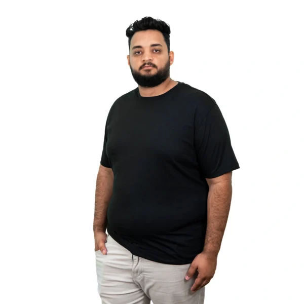 Kit 7 Camisas Plus Size Masculina Lisa Algodão Premium - Imagem 15