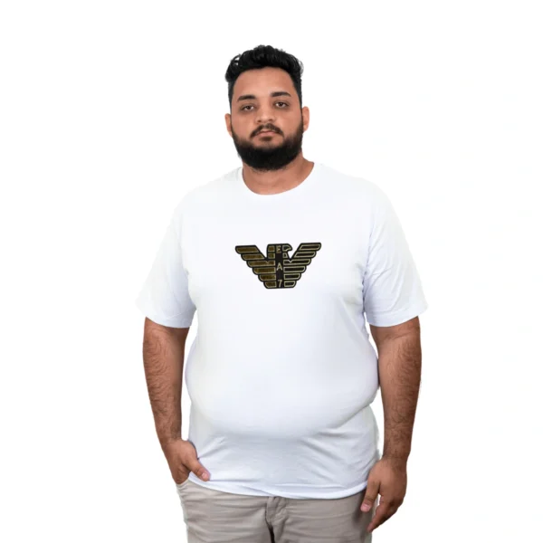 Camiseta Plus Size Emporio Armani EA7 Golden Premium - Imagem 14