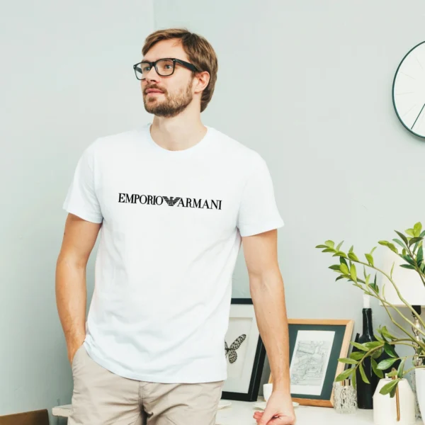 Camisa Emporio Armani Logo Writing - Imagem 14