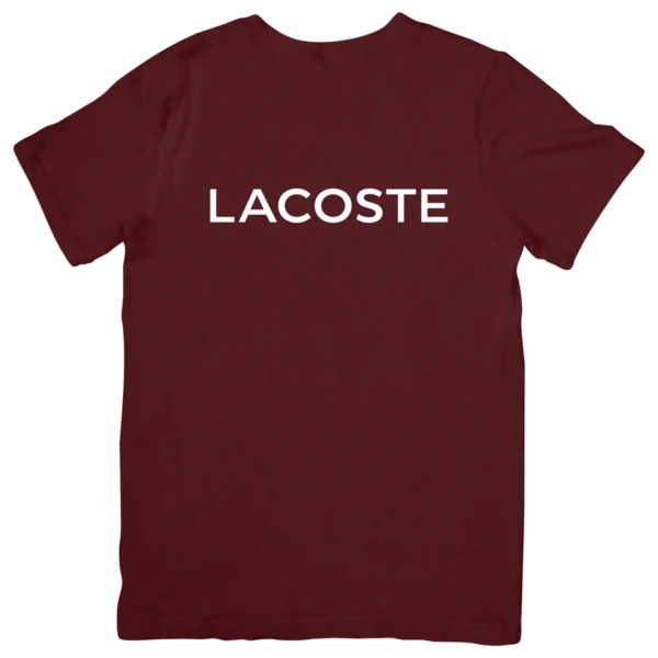Camisa Lacoste Logo Writing - Imagem 5