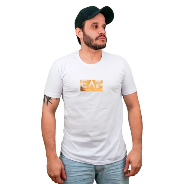 Camiseta Masculina Emporio Armani EA7 Golden Premium - Imagem 14