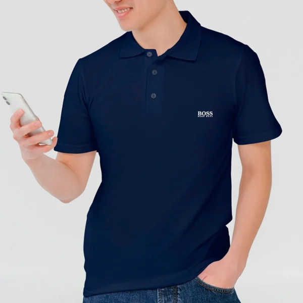 Camisa Polo Hug Boss - Imagem 4